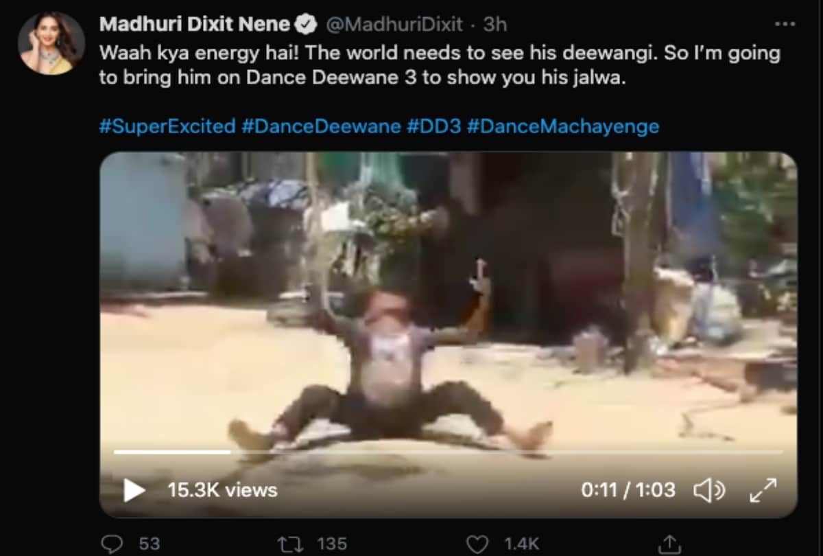 Madhuri Dixit gets impressed with little boy dancing video, decides to bring him in Dance Deewane 3