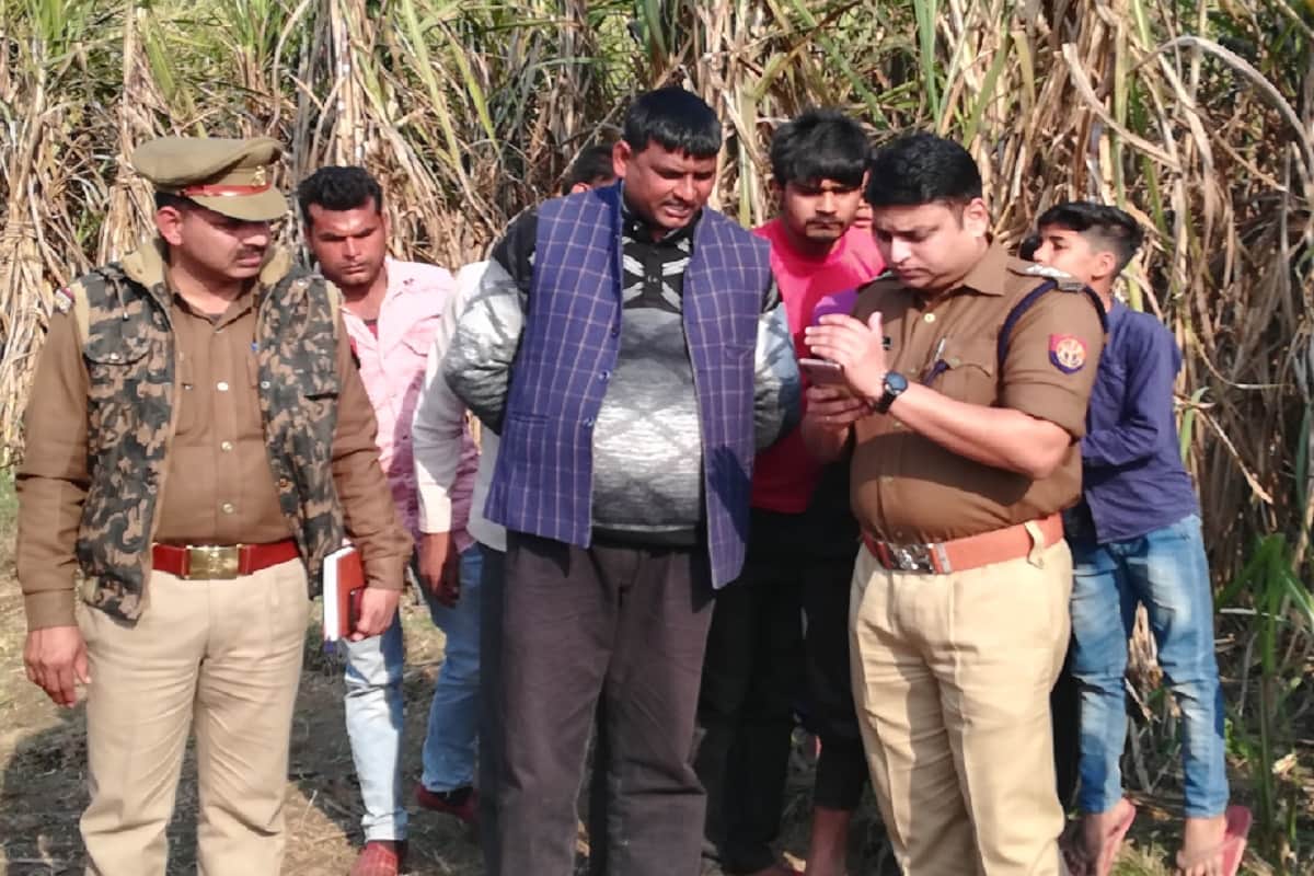 Meerut News: Middle-aged murder of Makhdumpur strangled, dead body found in farm