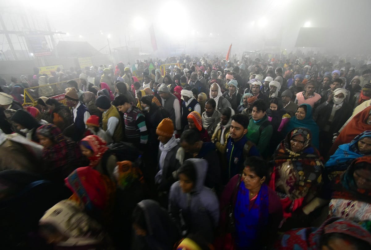 mauni amavasya 2021: wall of Kovid restrictions collapsed in a wave of silence