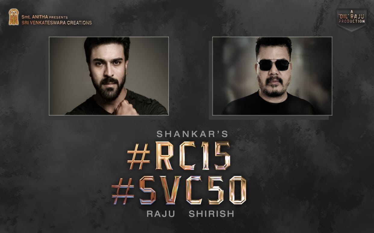 Mega star Ram Charan collaborates with Robot director Shankar and Producer Dil Raju for a massive pan-India Film