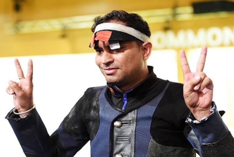 Sanjeev Rajput Wins Gold In Men 50m Rifle 3 Positions T4 Trials - Amar ...