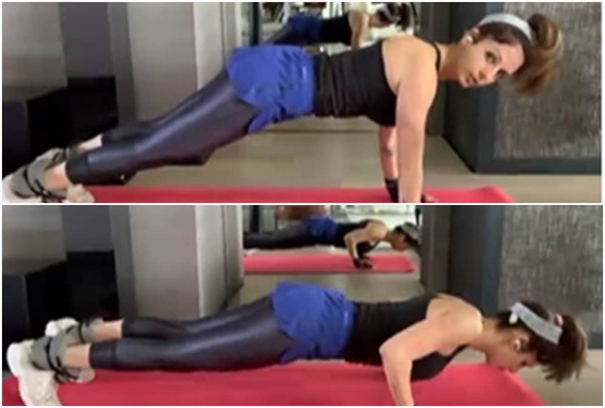Sussanne Khan shares her mid week workout session, Malaika Arora reacts