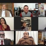कैलाश सत्यार्थी की किताब पर परिचर्चा करते गणमान्य