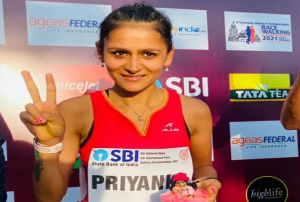 Priyanka Goswami of Northeast Railway qualified for Tokyo Olympics