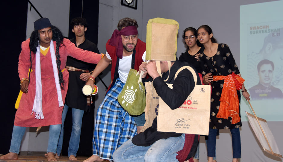 Message of environmental protection given through plays