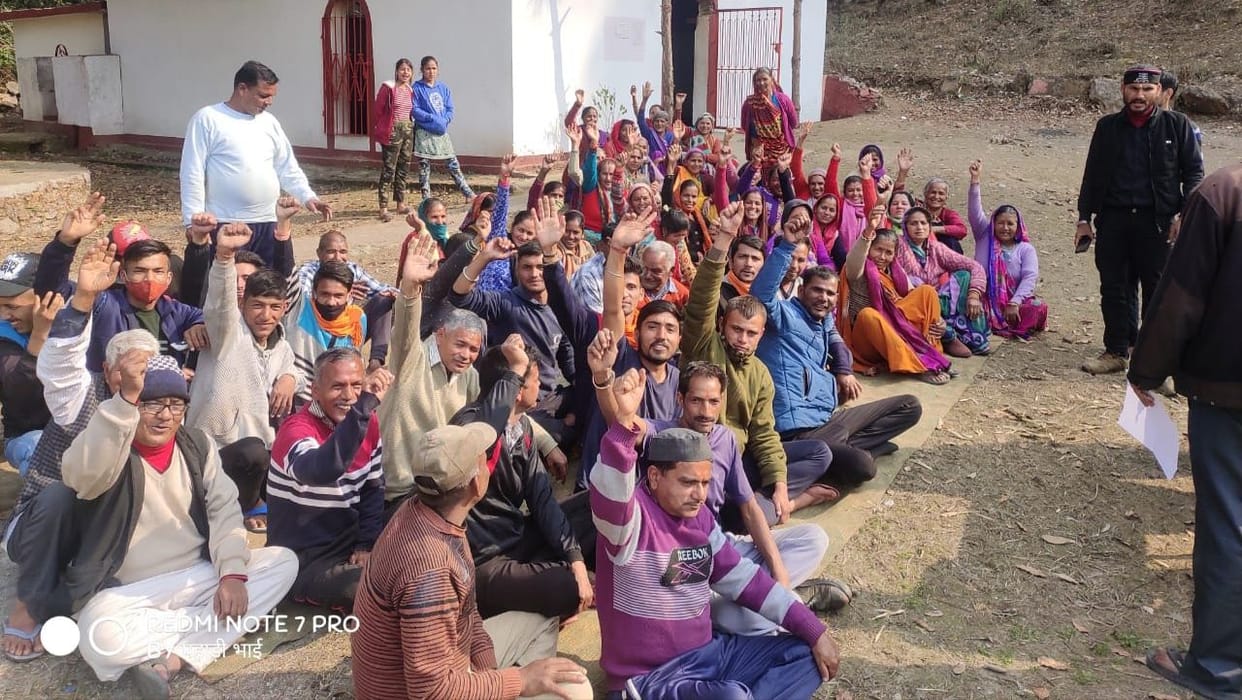 Opposition to the construction of drinking water scheme