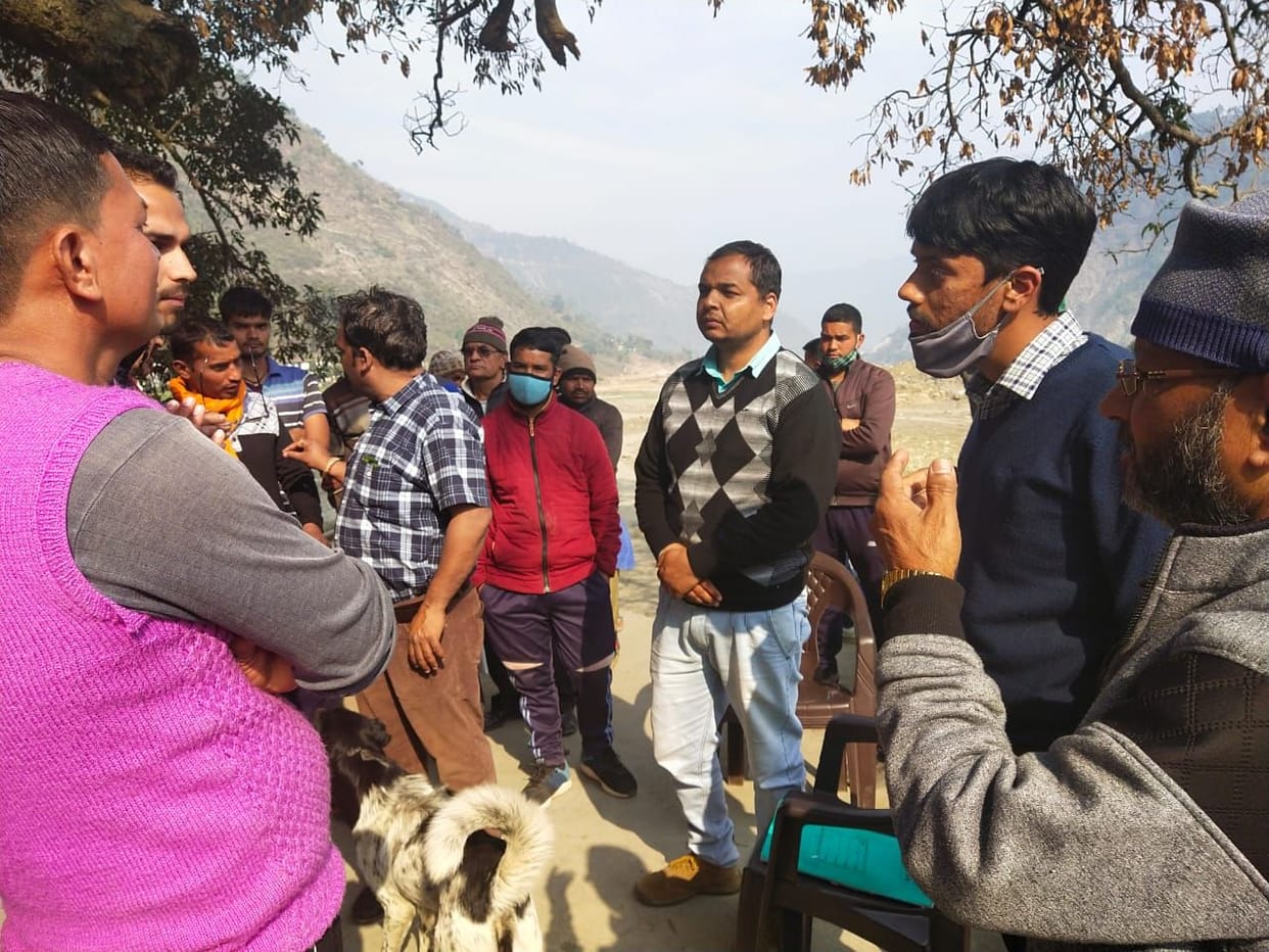 Railway work was not allowed in Sewai even on second day