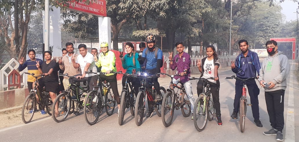 Cycle Tour Under Cycle for Change in Varanasi