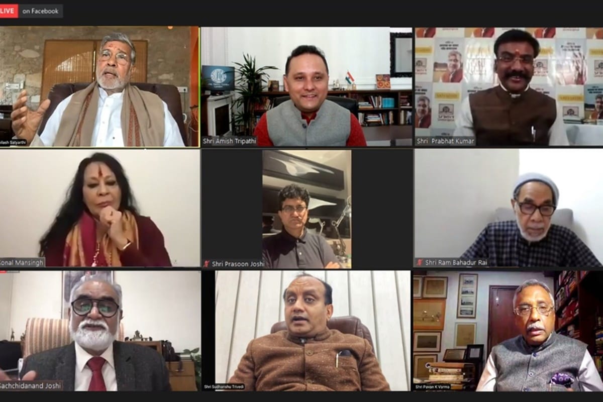 rambahadur rai says book of kailash satyarthi has richness of idea prasoon joshi sonal mansingh sudhanshu trivedi