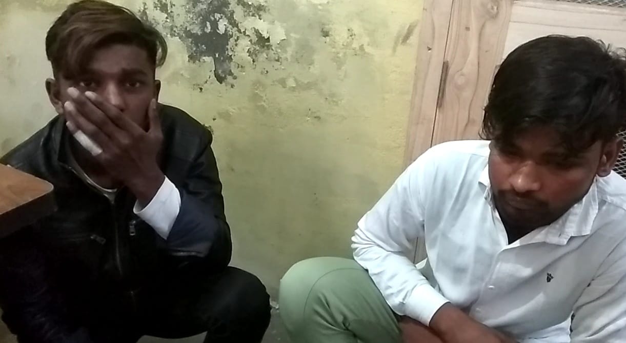 Two youths caught in indecent gesture to women