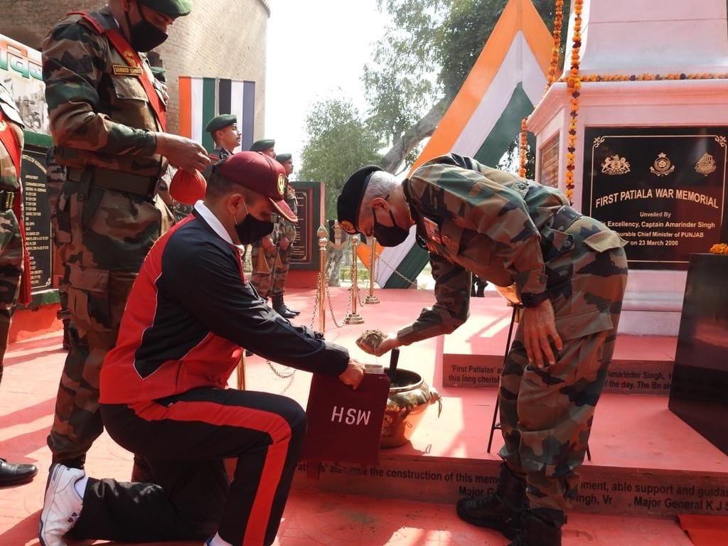 Hussainiwala border reached Golden Victory Torch