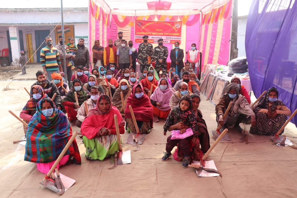 SSB Distributes Agricultural tools