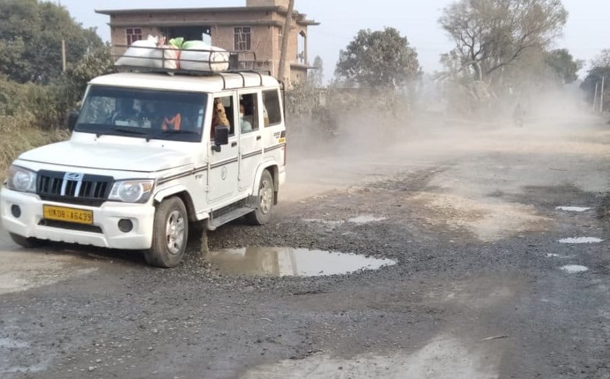 Mota Mahadev-Bhaguwala contact route damaged