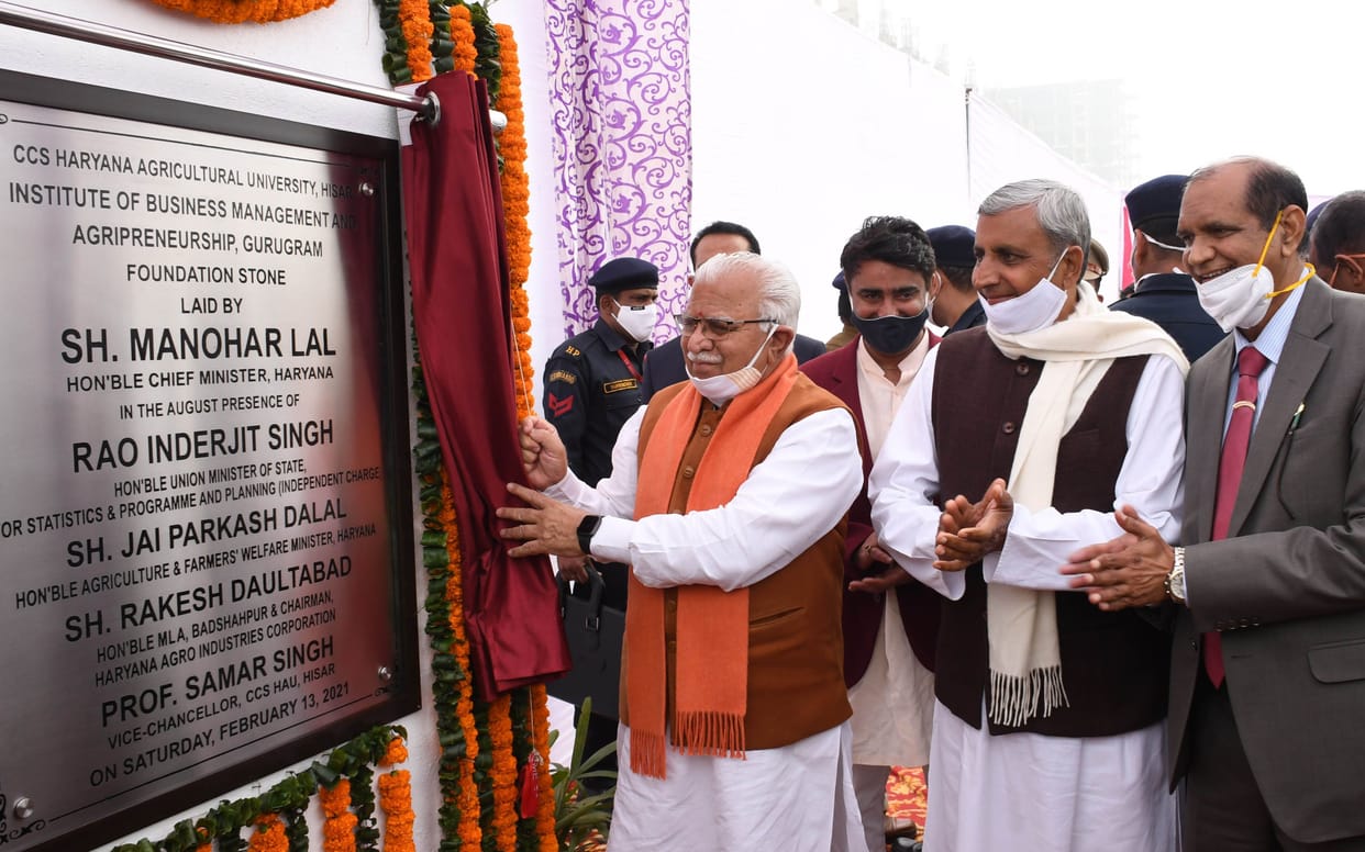 Foundation stone of agricultural institute laid in Daulatabad village