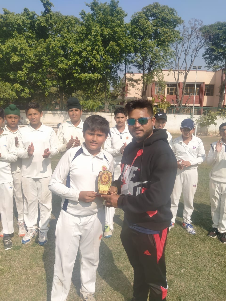Cricket Nursery won by Meet's batting