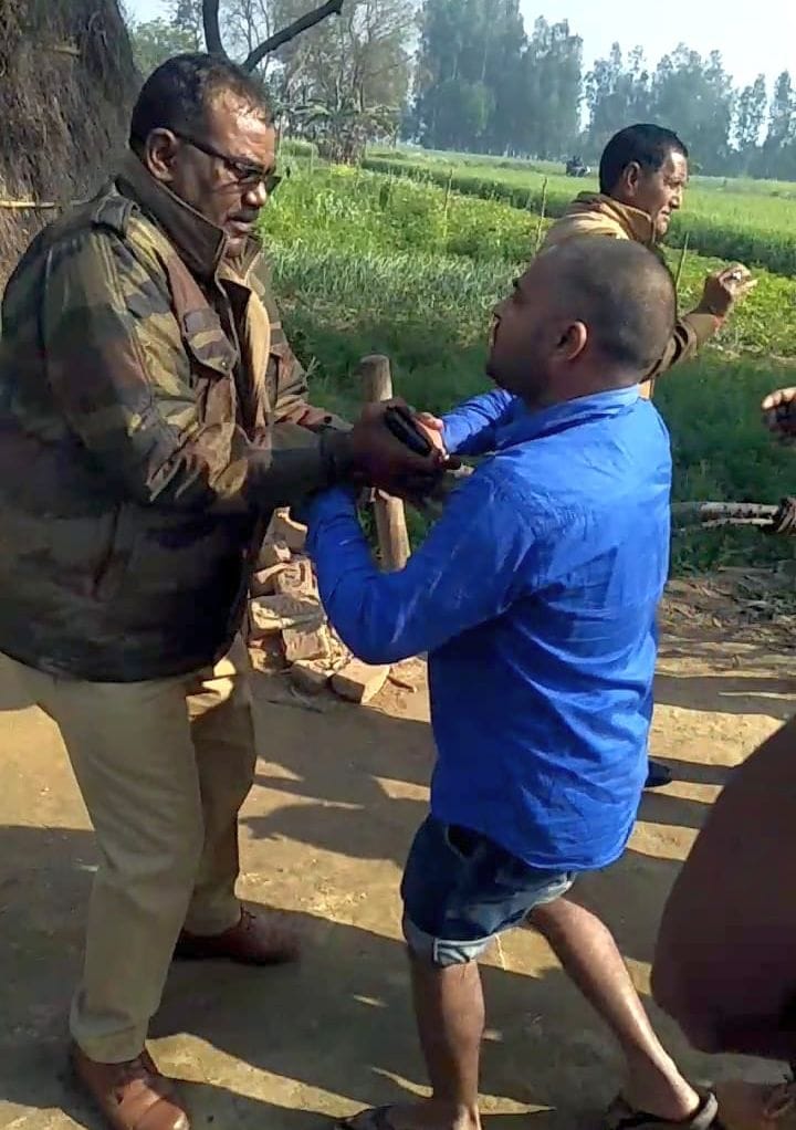 Sub-inspector line spot on indecency with villager