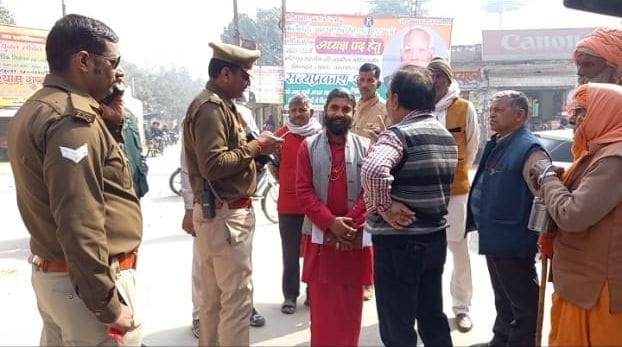 Mahant sitting on hunger strike attempted self-immolation