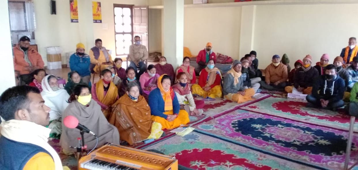 Camp of ShantiKunj in Almora