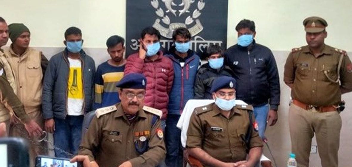 Aligarh: Seven smugglers arrested, including woman with 70 kg of cannabis