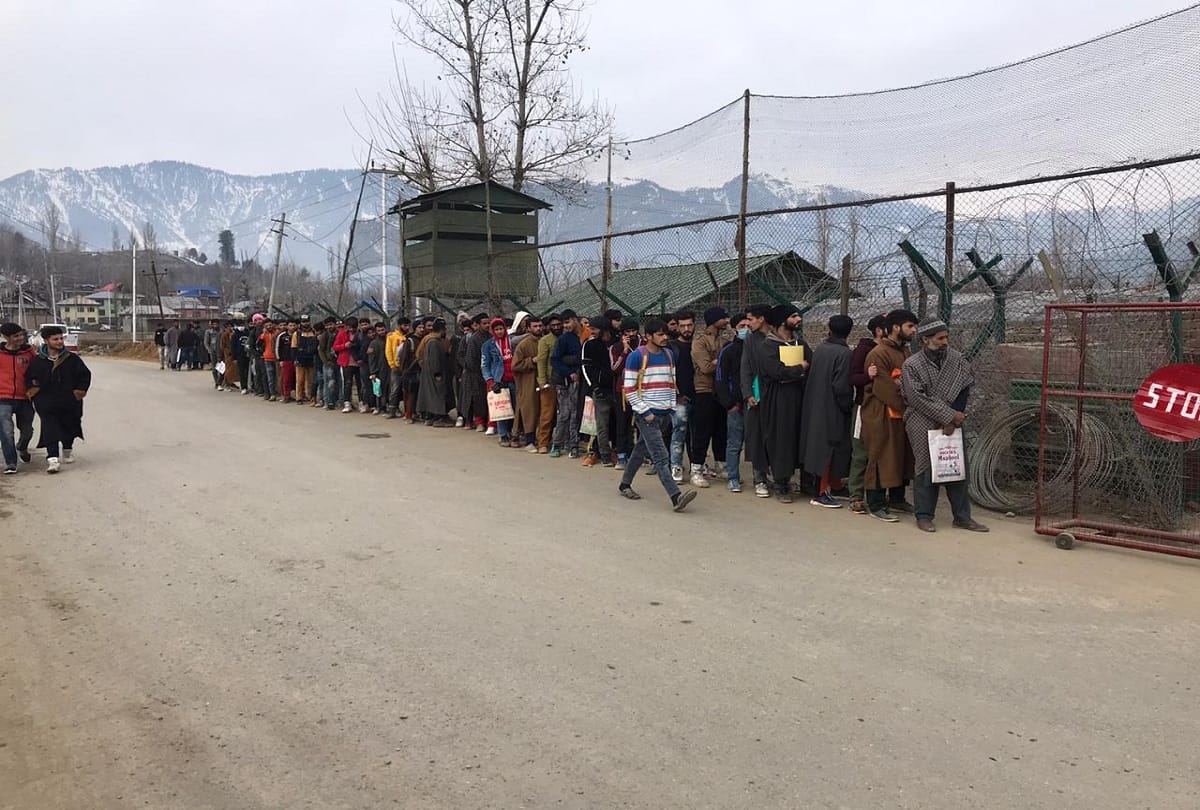 army recruitment could not be done in Jammu and Kashmir due to Corona epidemic