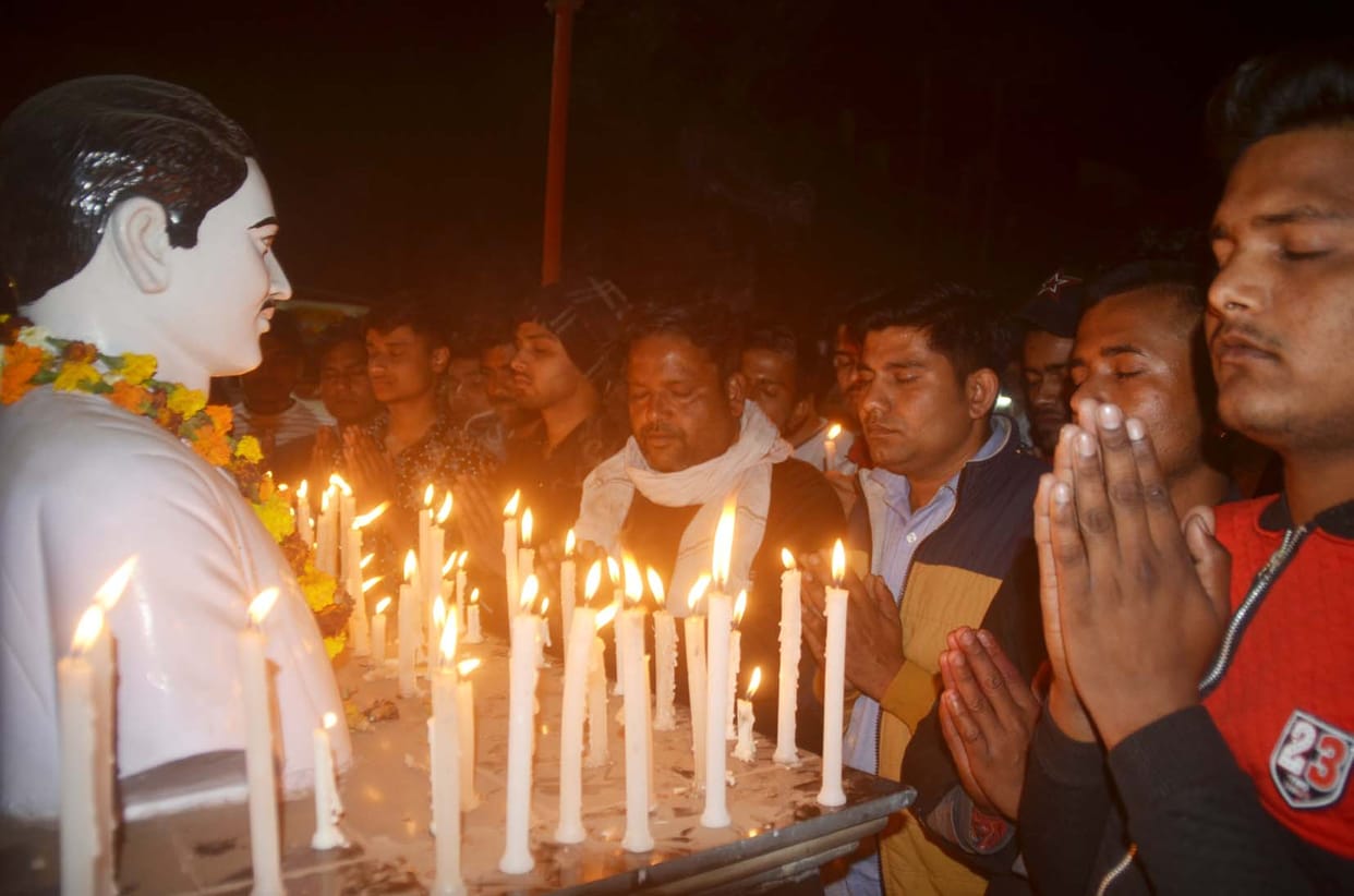 Candle march organized in memory of martyrs
