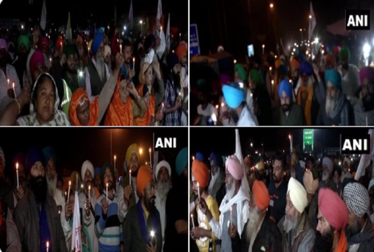 Delhi news: Farmers will take out candle march today