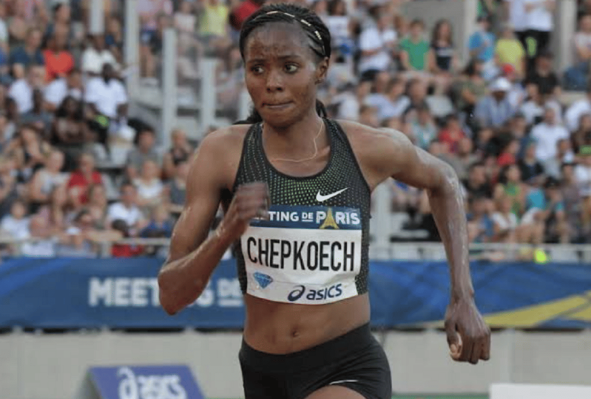 Kenya 29 year old Beatrice Chepkoech sets world record in five-kilometer race