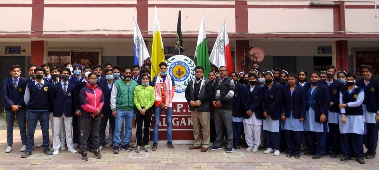 silver medalist amit welcome in brilliant public school