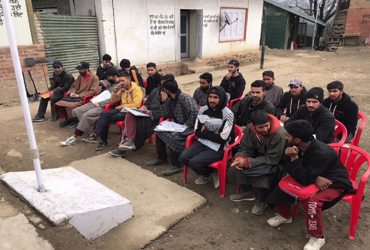Document verification camp was organized in the valley for the army aspirants