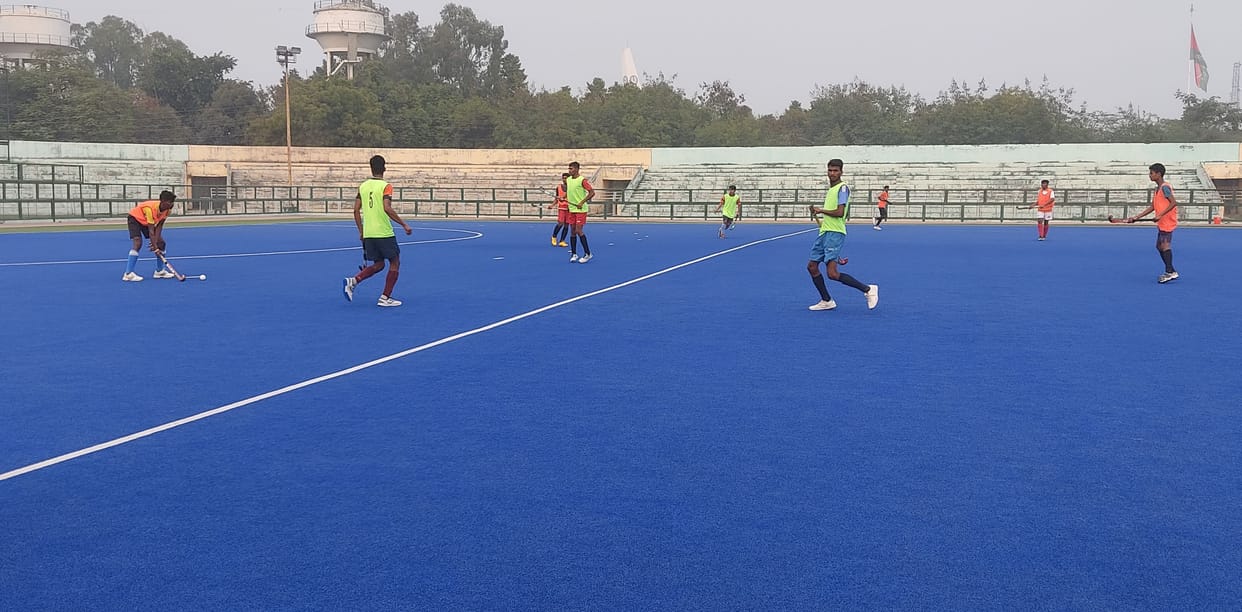 Hockey team selection trial of UP completed