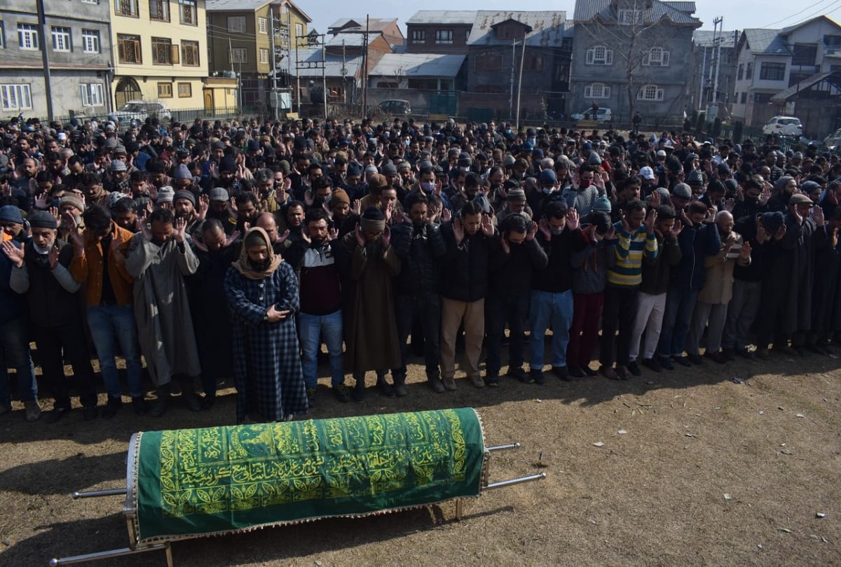 Kashmiri engineer funeral glacier bursting in Chamoli Uttarakhand