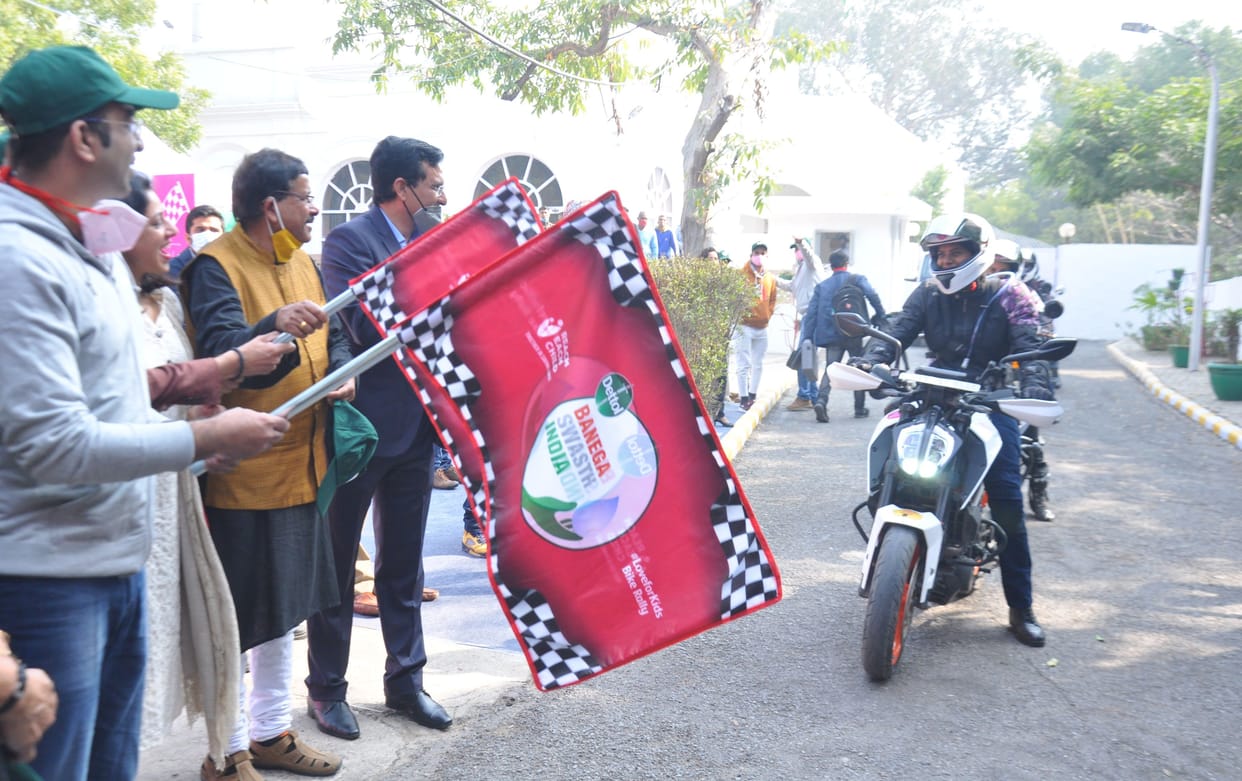 Made aware of malnutrition through motorcycle rally