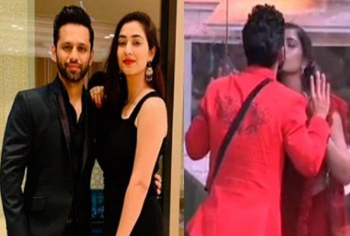 Holi 2021: Rahul Vaidya and wife-to-be Disha Parmar dial up the romance as  celebrate holi
