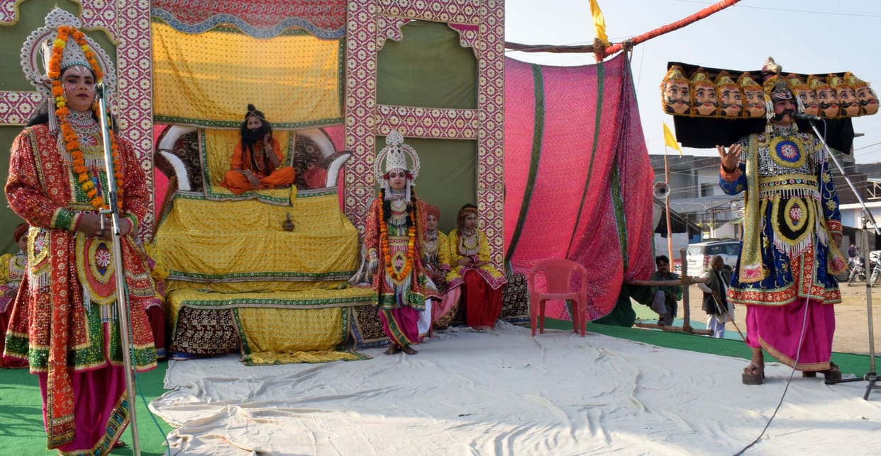 Staging of ramlila