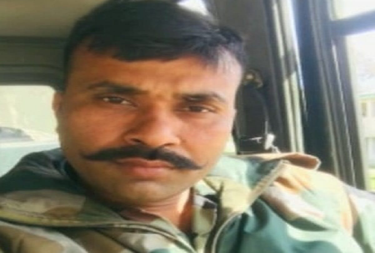 In Prayagraj, an army jawan came home on a beating spree