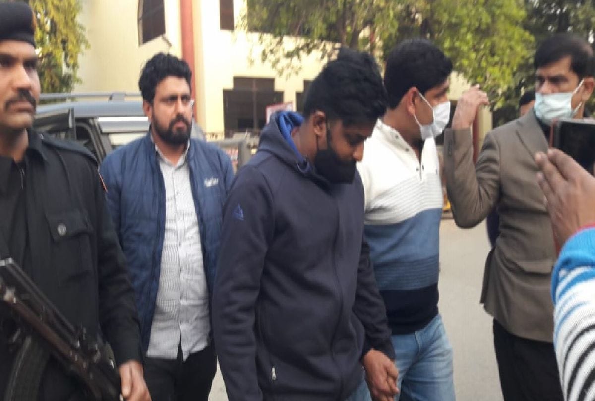 Hathras Case STF produced accused Rauf Shareef in Mathura court