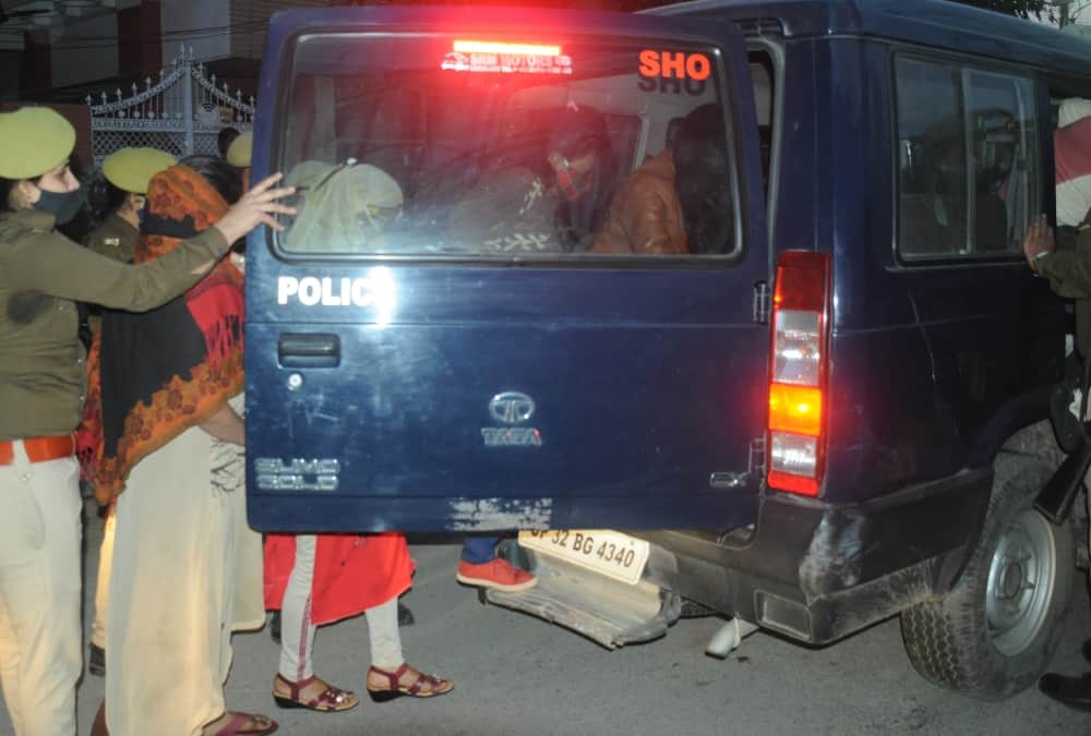 sex racket was running in some colonies in Lucknow.