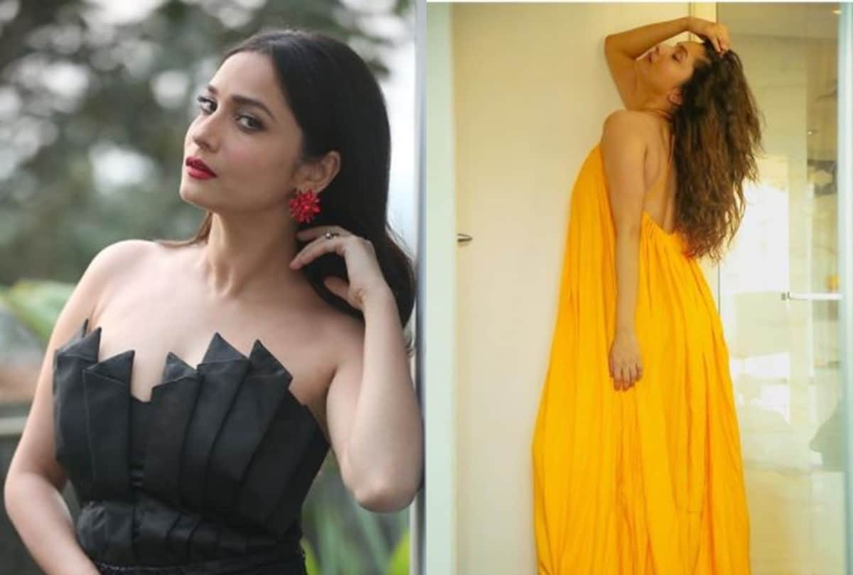 Ankita Lokhande flaunts her boly in her latest instagram post,  Looks Ethereal in This Black Monokini