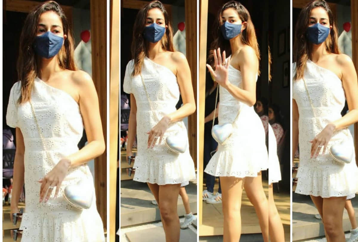 ananya panday go for valentine date with ishaan khattar in white dress while sara ali khan wearing red