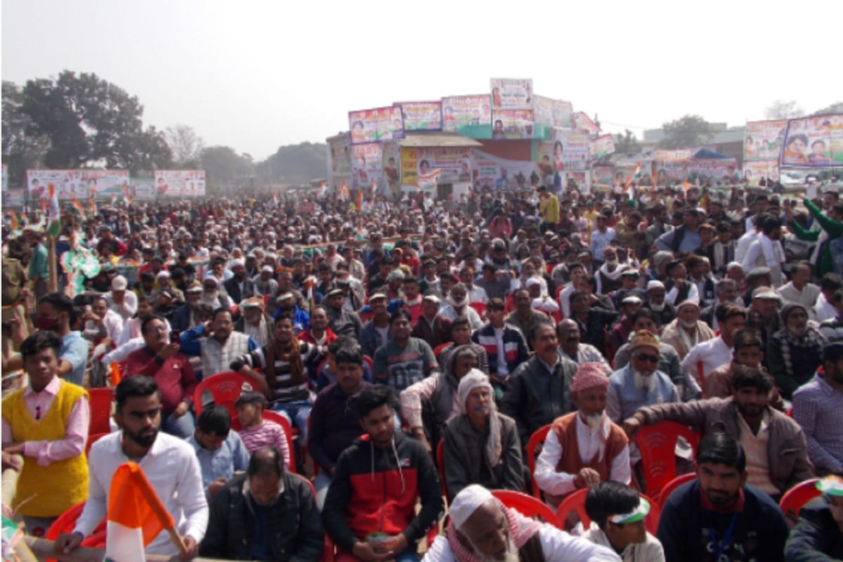 Kisan Mahasabha Priyanka Gandhi in Chandpur Bijnor News: Priyanka Gandhi Kisan Mahasabha in Chandpur of Bijnor and see photos