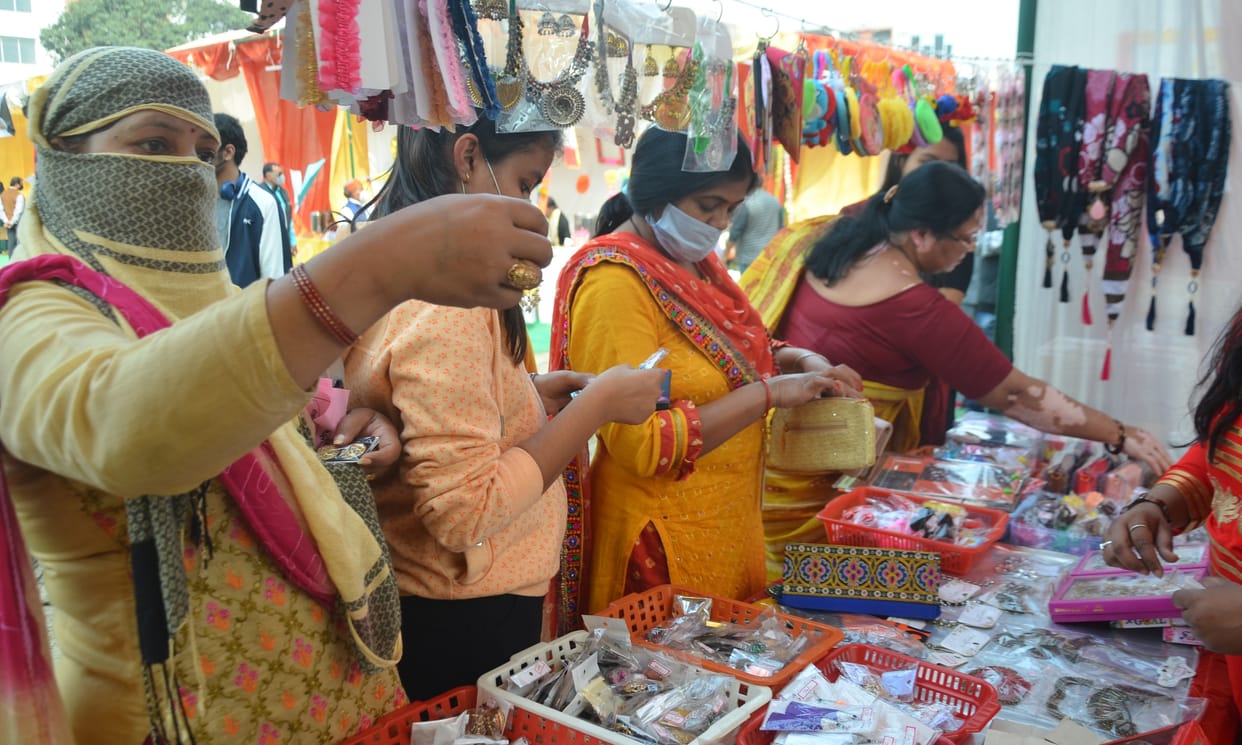 Poush mela decorated with bangla songs and flavors