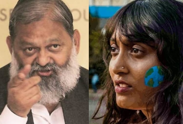 Haryana home minister Anil Vij condemn activist Disha Ravi