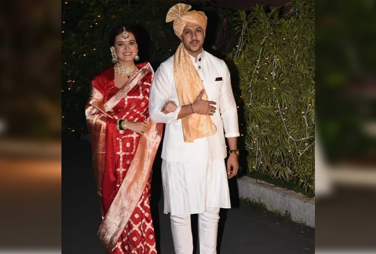 Dia Mirza all dolled up for her wedding, see her bridal look inside