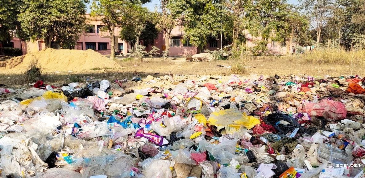 huge biowaste at district hospital