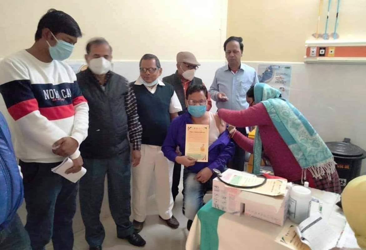 second doze given of vaccination