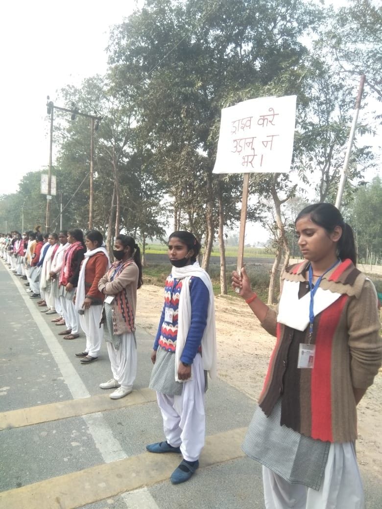 Buddhist circuit echoed with Road Safety Survival slogans