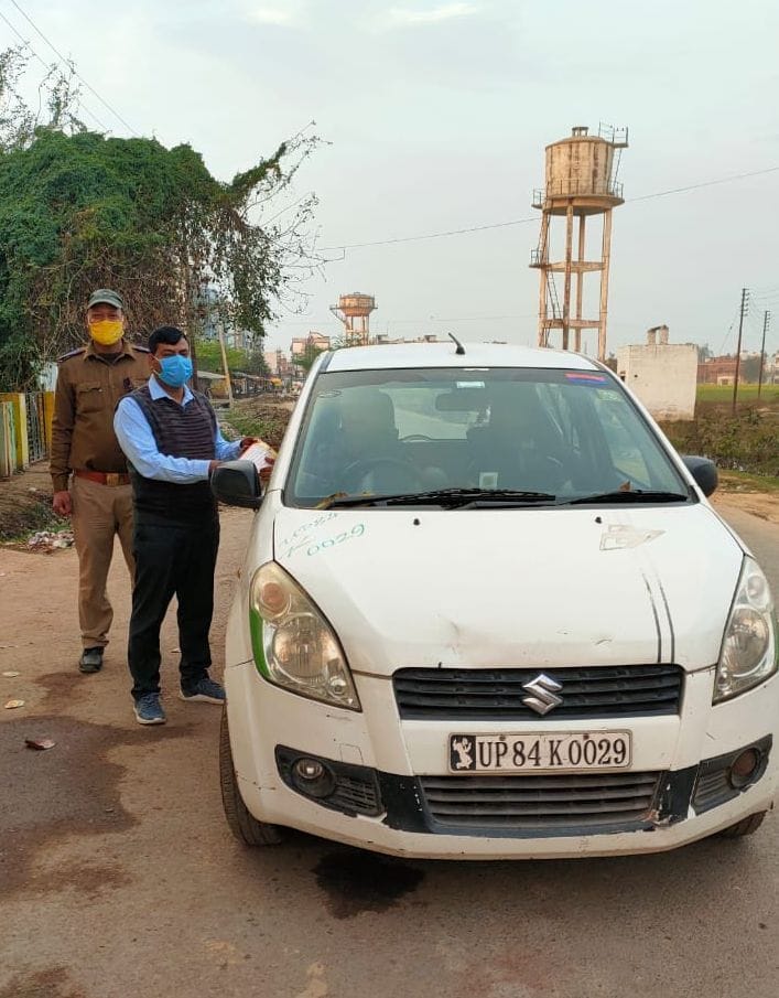 Challan of 21 vehicles with black film and hooters and sirens
