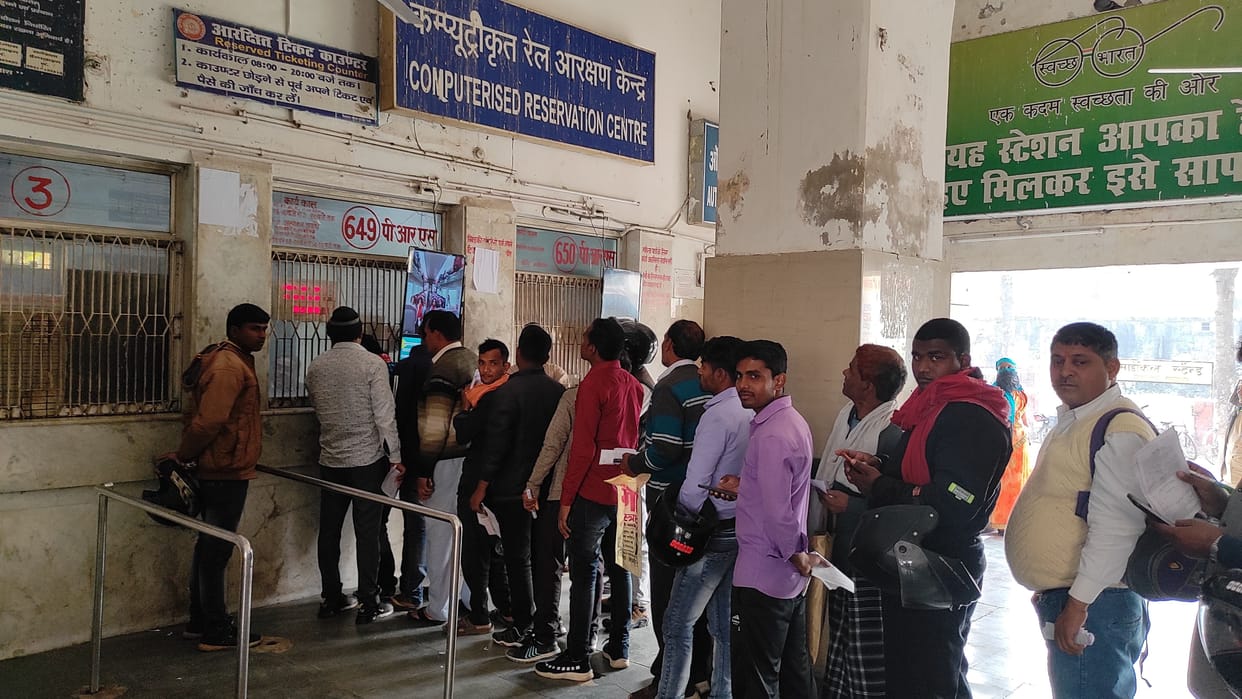 facility improve on railway station