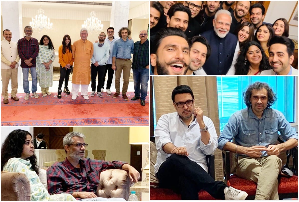 Jammu Kashmir Lieutenant Governor Manoj Sinha Meeting With Film Industry Karan Johar Dinesh Vijan Imtiaz Ali Nitesh Tiwari