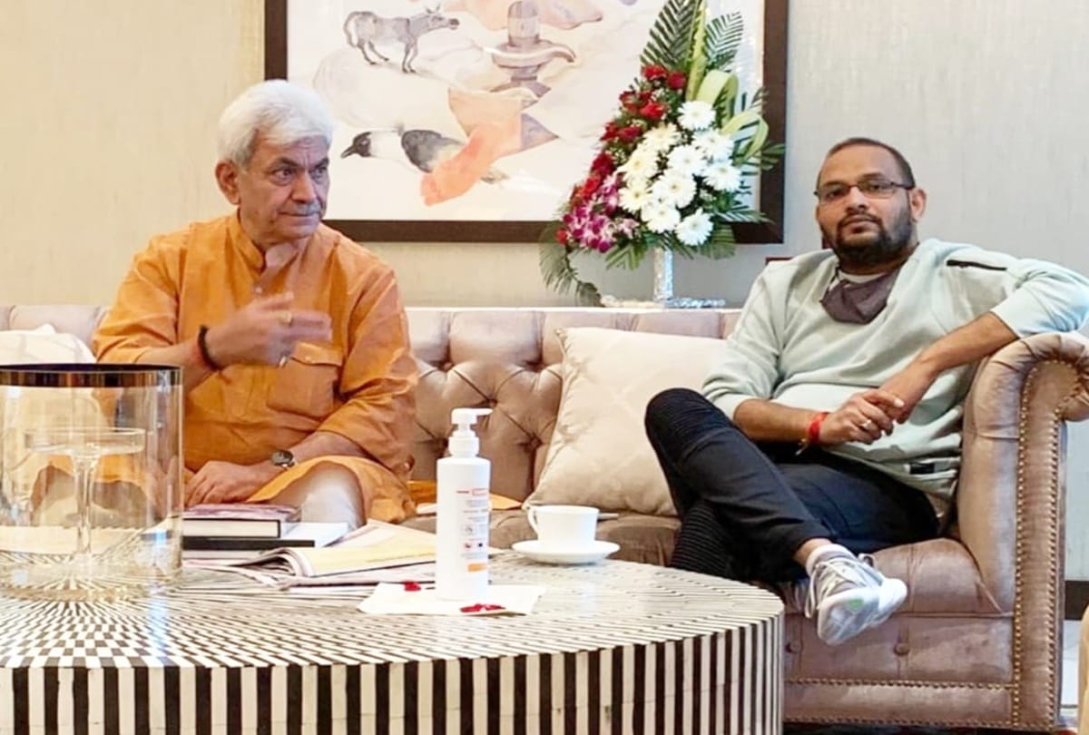 Jammu Kashmir Lieutenant Governor Manoj Sinha Meeting With Film Industry Karan Johar Dinesh Vijan Imtiaz Ali Nitesh Tiwari